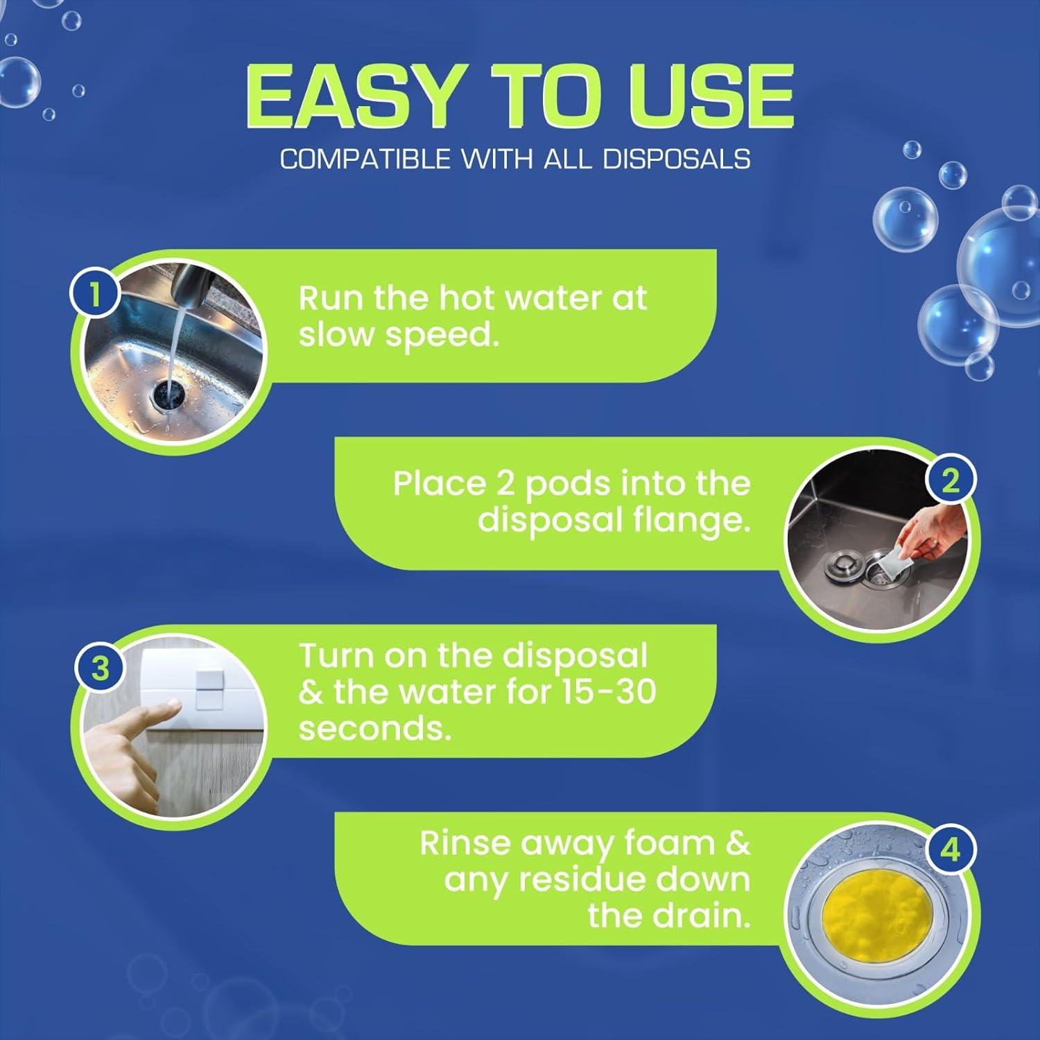image:imageTrue Fresh Garbage Disposal Cleaner amp Multipurpose Cleaner Tablets Combo Disposal Compatible with All BrandsMultipurpose tablets Clean Every Corner Effortless Deep Cleaning49 Pcs Bundle