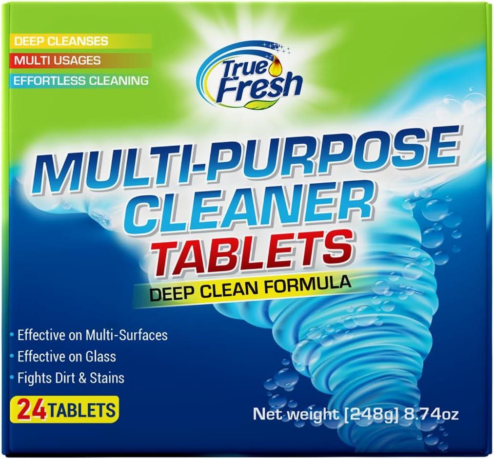 image:imageTrue Fresh Multipurpose Cleaner Tablets And Garbage Disposal Cleaner Tablets Deep Cleaning Tablets Bundle for home and kitchen 12 Month Supply