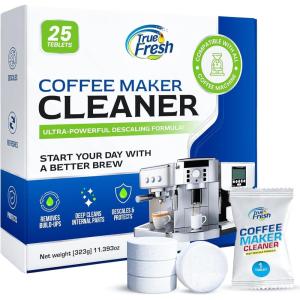 image:imageCoffee Machine Cleaner Descaler Tablets 25 Pack  Compatible With Keurig Nespresso Philips Ninja Delonghi Miele Breville amp More  Coffee Maker Cleaner Tablets with 1 Year Supply