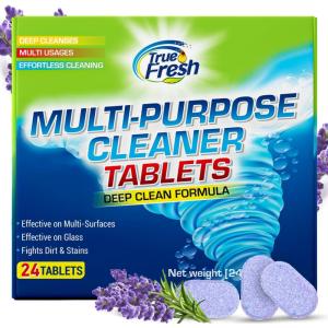 image:imageTrue Fresh All Purpose Cleaner Refill Tablets 24 Count  Makes 384 fl oz Effortless Cleaning Power For Multisurface Cleaning  Removes Tough Grimes Stains and Acts as Degreaser24