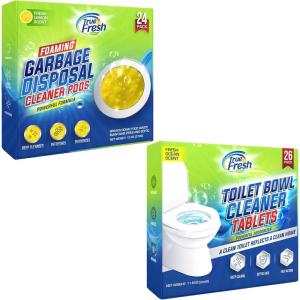image:imageTrue Fresh Garbage Disposal Cleaner amp Toilet Bowl Cleaner TabletsSeptic Safe Deep Clean amp Deodorize Easy to UseUp to 1 year Supply 50 Pcs Bundle