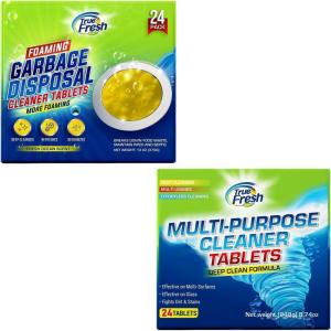 image:imageTrue Fresh Multipurpose Cleaner Tablets And Garbage Disposal Cleaner Tablets Deep Cleaning Tablets Bundle for home and kitchen 12 Month Supply