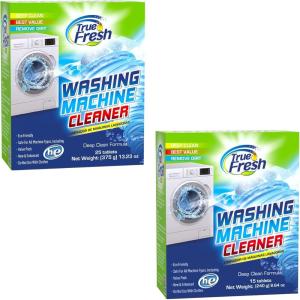 image:imageTrue Fresh Washing Machine Cleaner Tablets  25Pack amp 15Pack  Deep Clean amp Descale All Internal Parts Ideal for All Washers Top Load Front Load HE Septic Safe 40 Tablets