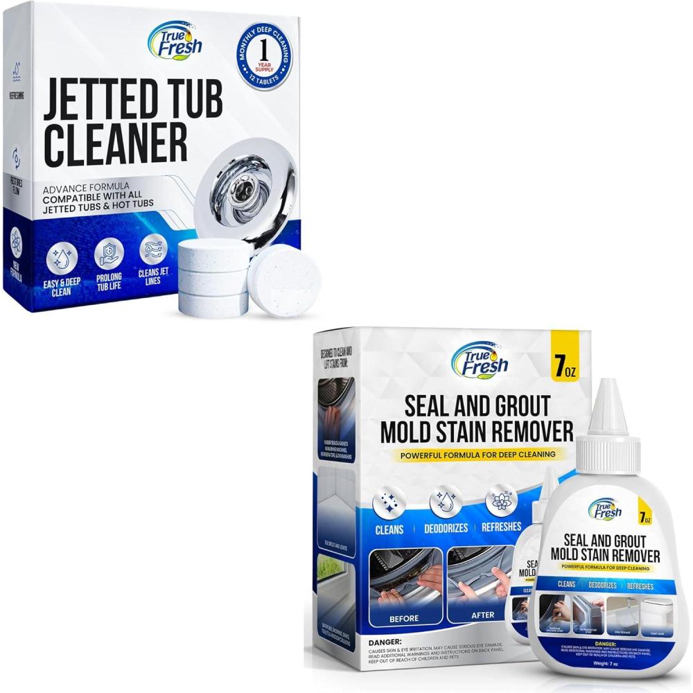 image:imageTrue Fresh Home Stain Gel amp Jetted Tub cleaner tablets 12 pack